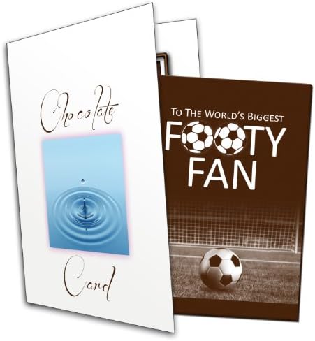 To the world's biggest Footy Fan - Chocolate Card (80g)