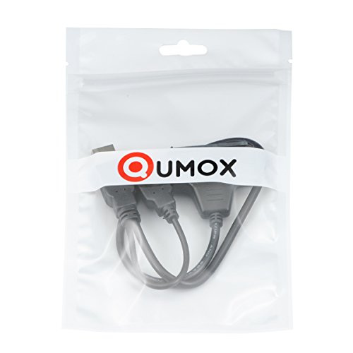 QUMOX USB 2.0 Zu SATA 2.5 „Externe Festplatte SSD Festplatte Adapter Konverter Kabel PC - 3