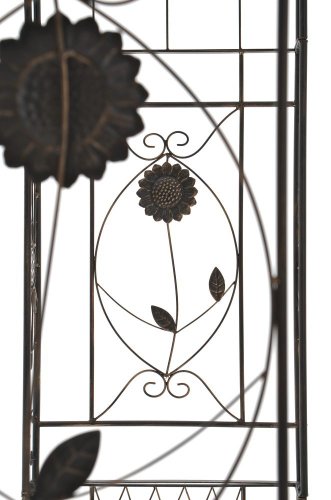 CLP Rosenbogen DOLKAR, Eisen pulverbeschichtet, ca 130 x 50 cm, Höhe ca 245 cm bronze - 7