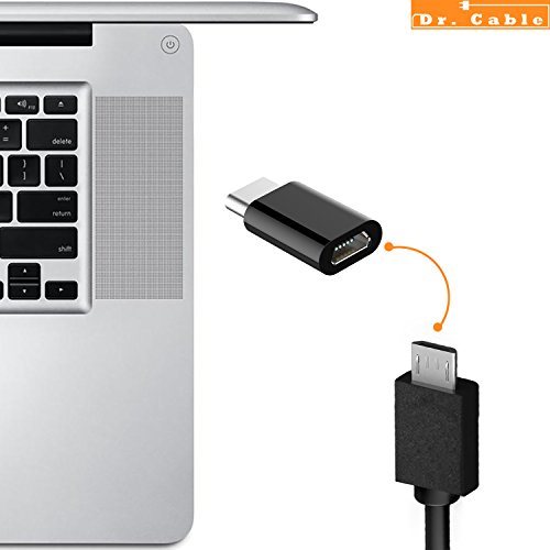 Act USB-C auf Micro USB Adapter [2 in 1 Pack] verwandelt USB Type-C Input in Micro-USB, 56K Widerstand für MacBook Pro, MacBook (2015), ChromeBook Pixel, Nexus 5X, Nexus 6P, Nokia N1, OnePlus 2 und weitere (Schwarz) - 4