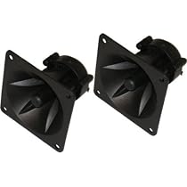 Haut-Parleur Tweeter à Pavillon Piézoélectrique – Double Entraînement, 75/150W, Large Dispersion – Idéal DJ, Voiture, Sonorisation