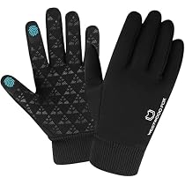 WESTWOOD FOX Gants de Cyclisme Antidérapants et Écran Tactile Respirants pour VTT, Route, Moto, Sports, Randonnée, Escalade, Course et Protection Hiver pour Hommes et Femmes (Blanc, S