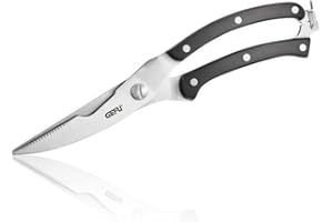 GEFU 12620 Geflügelschere VIGO – hochwertige Küchenschere, mit integriertem Knochenbrecher, scharfe Schere, mit Sicherheitsverschluss, spülmaschinengeeignet