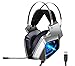 Produktbild iAmotus Gaming Headset, Dolby 7.1-Surround Gaming Kopfhörer mit Mikrofon USB on-Ear Ohrhörer und Einstellbare Bass-Stereo Lautstärkeregelung für PC Laptop [2018 Neue Version]