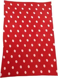 Ayra Pet Care Dog/Cat Sued Fleece Blanket (Red White)