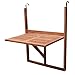 Produktbild DEGAMO Balkonhängetisch 60x40cm klappbar, Eukalyptusholz, FSC®-zertifiziert