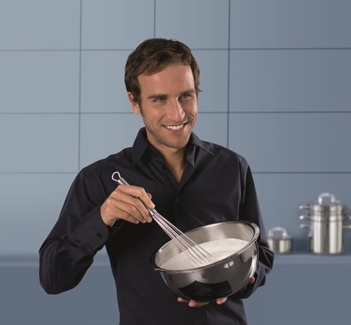 WMF Rührblitz Schneebesen 32 cm Profi Plus Cromargan Edelstahl rostfrei teilmattiert spülmaschinengeeignet Rührbesen Quirl - 3