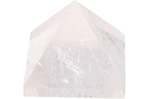 misppro 5 cm Naturkristall Bergkristall Quarz Pyramide Stein Kristalle Ornamente Sammlerstück Geschenke