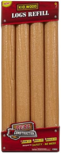 Real Construction Refills Large Logs PDQ Construction Toy