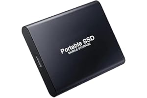 HAYCHE Disque Dur Externe de 2 to Type-C USB 3.0 Disque Dur HDD pour PC, Mac, Portable (BL)