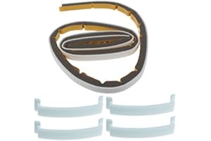 QUALTEX Front Drum Bearing Felt Seal & X4 Bearing Pads for Beko DRCS DRVS Tumble Dryers