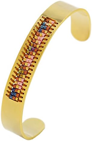"QIDISI" Black stainless steel Bracelet Bangle 2mm rice beads Professional checking Measly (Electrocardiogram)