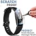 Produktbild Yallylunn Pet Hd Folie Aus Hochdichter Kratzfester Wasserdichter Und Staubdichter Anti Fingerprint Schutzfolie FüR Fitbit Inspire Watch