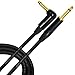 Produktbild 5 m – Gotham gac-1 Ultra Pro, Premium, kapazitätsarme an (21 PF/F) Gitarre Bass Instrument Kabel, gerade auf abgewinkelt, 1/4 Zoll-Neutrik vergoldete Stecker