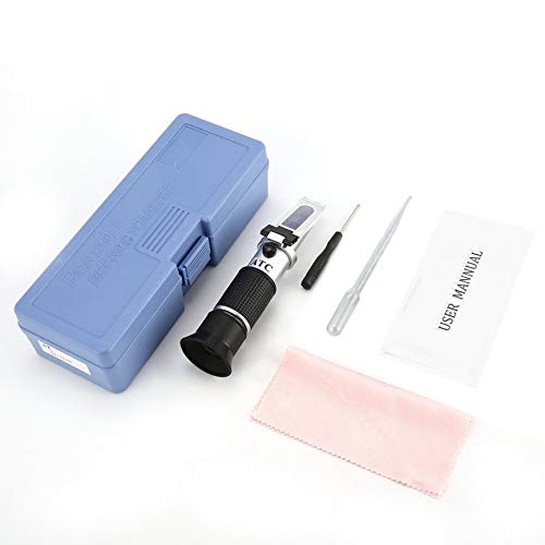 Preisvergleich Produktbild Handrefraktometer Adblue Ethylenglykol Frostschutz- Batterieflüssigkeit Inhalt Kühlmittelreiniger Meter Mini ATC Mess Tester