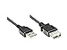 Produktbild Verlängerung USB 2.0 Stecker A an Buchse A, schwarz, 3m, Good Connections®