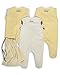 The Essential One - 3 Pack Cream Slogan Sleepsuits - ESS118