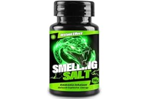 ANOGOL Riechsalz, Extra Starke Smelling Salts in Profiqualität, Hochwirksame Aktivierung, Langanhaltender Ammoniakgeruch,Bietet Langzeitwirkung, Unverzichtbar für Kraftsport und Fitness