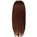 Neverland Professional Hairdressing 80% Real Hair 26" Training Mannequin Head Hairdresser Training Head With Clamp For College and Professional Use