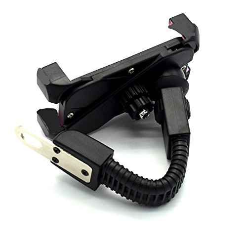 Supporto porta cellulare smartphone regolabile moto scooter vespa su specchio specchietto retrovisore regolabile snodato