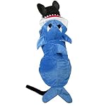 Mangostyle-Costume-Vestito-Abito-SQUALO-per-Cane-Gatto-Pettorina-Cucciolo-Guinzaglio-Imbracatura-Petto-Morbida-Regolabile-Confortevole-Durevole-Cablaggio-Carino-Interessante-XL