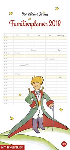Der Kleine Prinz Familienplaner - Kalender 2018