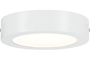 Paulmann 70641 WallCeiling Lunar LED-Panel Durchmesser 170mm 11W 230V Weiß matt Alu runde Deckenaufbauleuchte Deckenleuchte Deckenlampe 706.41