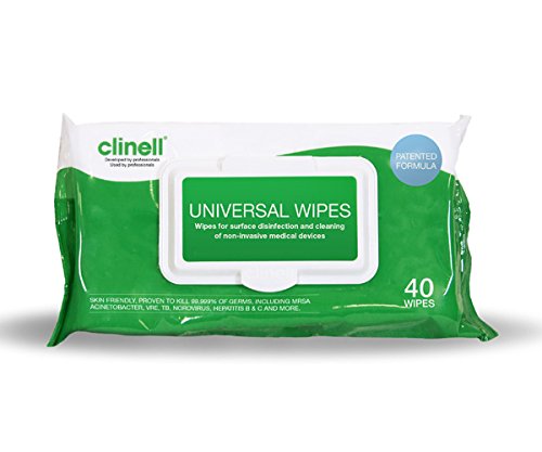 Clinell Universal Sanitising Wipes - Pack of 40 wipes (1)