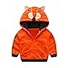 Produktbild Baby Daunenjacke, Dragon Infant Kinder Jungen Mädchen Mit Kapuze Reißverschluss Mantel Cartoon Tier Warme Oberteile Kleidung Mantel (24M, Orange)