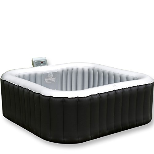 Whirlpool In-Outdoor Pool Bubble Spa Wellness Massage Heizung aufblasbar 158x158cm 4 Personen - 5