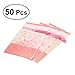 Produktbild BESTONZON 50PCS Flache Cello Cellophane Treat Tasche Erröten Cherry Blossom Kunststoff Bäckerei Süßigkeiten Verpackung Taschen mit Bändern - Gelb