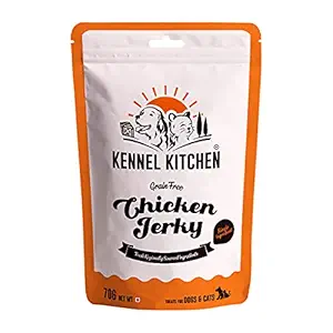 Kennel Kitchen Chicken Jerky Treats for Dogs & Cats, 70g ( Pack of 1 )