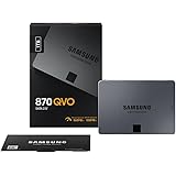 Samsung 870 QVO 2 TB SATA 2.5 Inch Internal Solid State Drive (SSD) (MZ-77Q2T0), Black