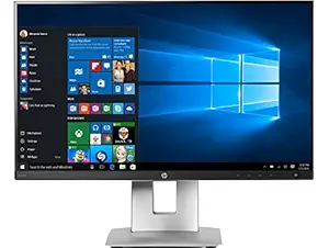 HP EliteDisplay E230t 23-inch Touchscreen IPS Full HD Monitor with VGA (Black and Silver)