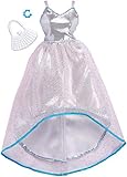 barbie abendkleid häkeln Ab 3 Jahren. Barbie FKT11 Fashions Komplettes Outfit silbernes Abendkleid, Puppe