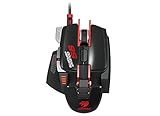 Cougar 700M Esports USB Laser 8200DPI Mano Derecha Negro, Rojo - Ratón (Mano Derecha, Laser, USB, 8200 dpi, 130 g, Negro, Rojo)