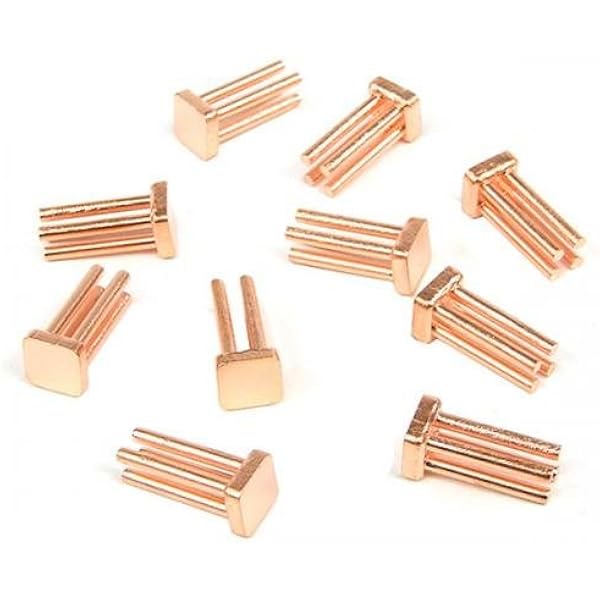 Enzotech Mosfet Passive Heat Sink 10Pack Black 6.5 x 6.5 x 12 mm