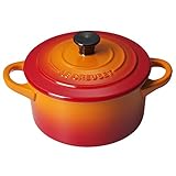 Le Creuset - Cacerola redonda con tapa, 0.25 L, color volcánico (Cocina)