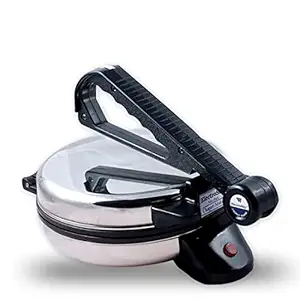 ElectroSky Electric Roti Maker, Khakra, Chapati Roti maker - Non-Stick Coating, Compact Design Stainless Steel Electric Roti Maker