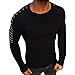 Produktbild TWBB Herren Winter Streifen Warme Strickpullover Sweater Mantel Outwear Oberteile