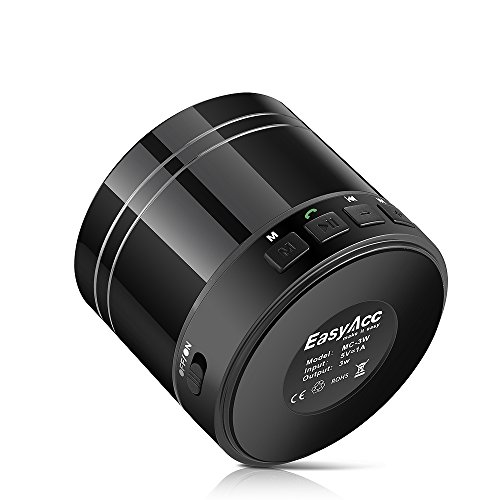 EasyAcc Altavoz Bluetooth Port til Recargable con Micr fono FM Ranura para Tarjeta Micro SD para MP3 Smartphones Tablets iPad PC Negro EasyAcc Altavoz Bluetooth Port til Recargable con Micr fono FM Ranura para Tarjeta Micro SD para MP3 Smartphones Tablets iPad PC Negro