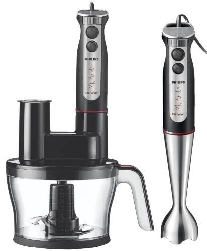 Philips HR1377/90 Stabmixer (1.5 l Küchenmaschinen-Zubehör) / Edelstahl/schwarz