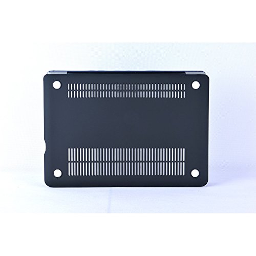 Macbook Pro 13 Hülle Case Tastaturschutzfolie Displayschutzfolie 3 in 1 Kit, TECOOL [Ultra Dünn Serien] Leder Hartschale Schutzhülle Case für MacBook Pro 13.3 Zoll Modell: A1278 – Dunkelblau - 8