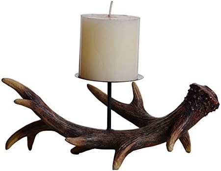 YUMU Stag Horn Ornament Candle Set 1 Piece Candlestick Holder JL00136