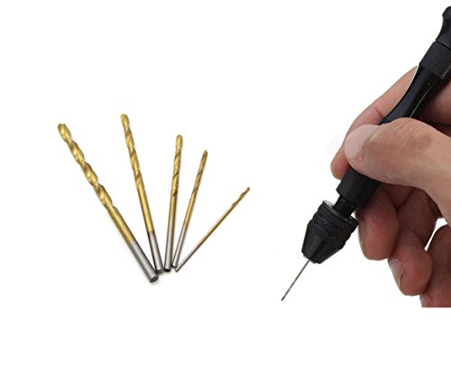 Latinaric 50pcs High Speed Titanium beschichtetes Stahlbohrer Bohrer Set Tools 1/1,5/2/2,5/3mm - 9
