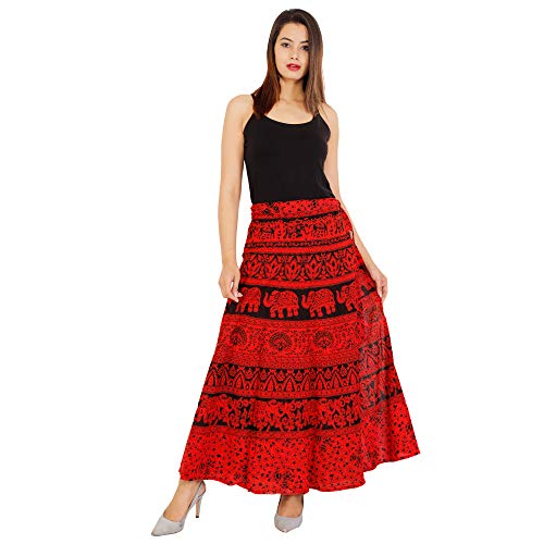 Mayuri Cotton Womens Cotton Wrap Around Skirt(Red, Free Size) RS.289 (82.00% Off) - Amazon Mayuri Cotton Womens Cotton Wrap Around Skirt(Red, Free Size) RS.289 (82.00% Off) - Amazon