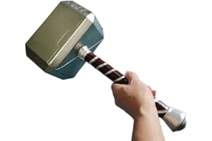Yodeal Thors Mjoinir Replica1:1 PU Hammer Weapon Cosplay Prop Gifts, 430x200x130mm