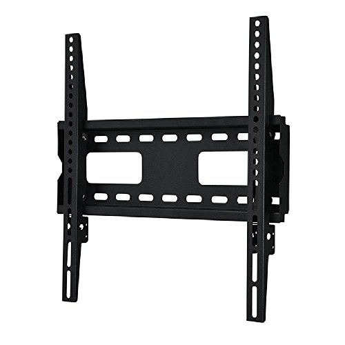 DQ Anna Fixed Negro Soporte de pared para TV