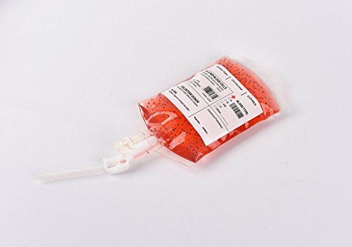 Live „Blood“ von Theme Party – Amazlab Set von 10 Blutbeutel Drink Container IV Taschen 350ml, Party Favor Trinkbecher - 6