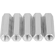 M5 M6 M8 M10 M12 M16 FULLY THREADED ROD BAR HEX STUD HEXAGON CONNECTOR COUPLER E - Foto 3